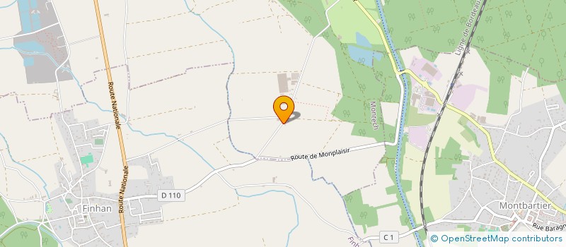 localisation de l'entreprise MAINAT  MONTECH