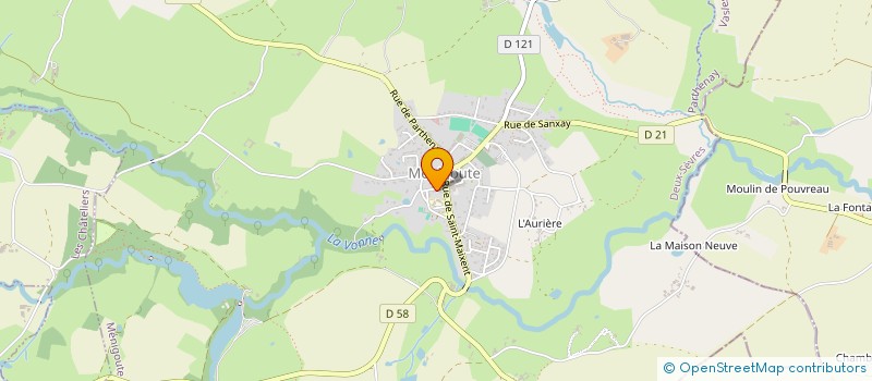 localisation de l'entreprise MAINATE - MENIGOUTE ANIMATION INTERNATIONALE NATURE ENVIRONNEMENT  MENIGOUTE