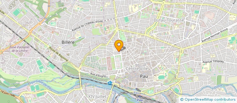 localisation de l'entreprise MAINATS PATRIMOINE à PAU