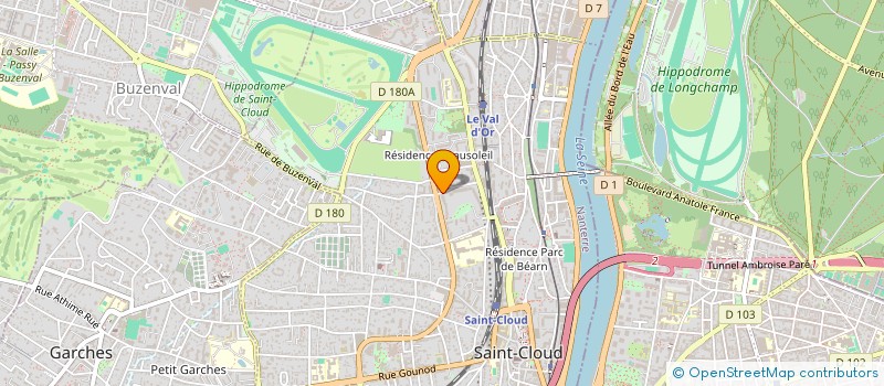 localisation de l'entreprise MAINAURA à SAINT-CLOUD