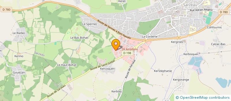 localisation de l'entreprise MAINBERTE JEROME à SARZEAU