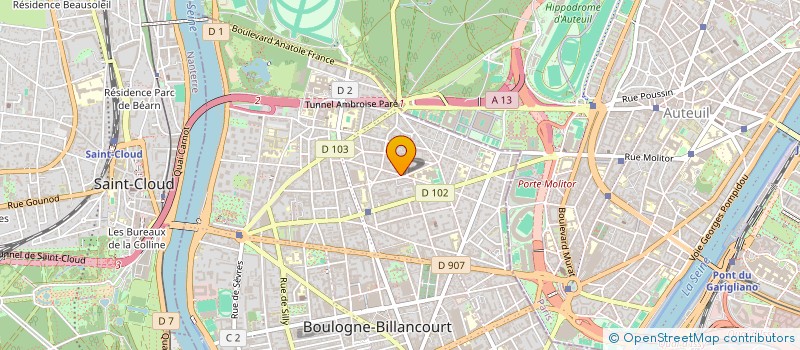 localisation de l'entreprise MAINDEV à BOULOGNE-BILLANCOURT