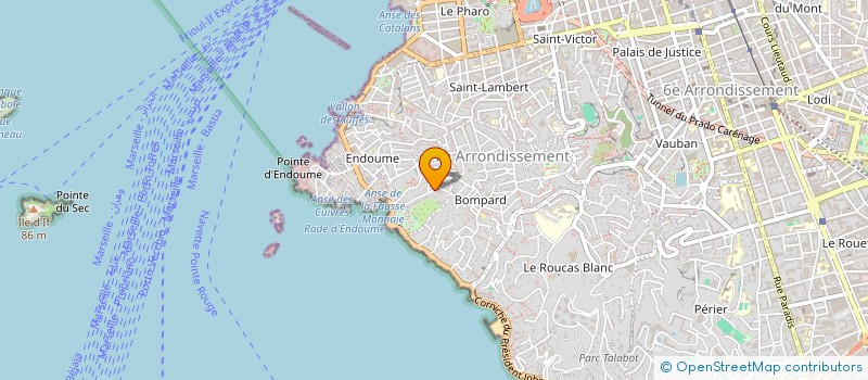 localisation de l'entreprise MAINDIA à MARSEILLE