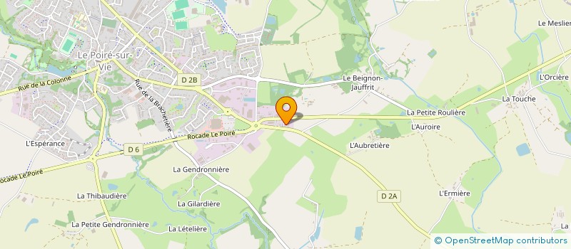 localisation de l'entreprise MAINDRON à LE POIRE-SUR-VIE