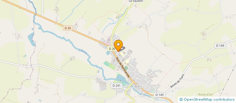 localisation de l'entreprise MAINE 3D  BAIS