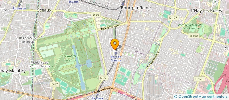 localisation de l'entreprise MAINE à SCEAUX