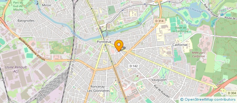 localisation de l'entreprise MAINE AMBULANCE à LE MANS