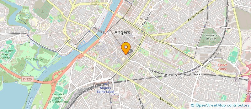 localisation de l'entreprise MAINE AUDITION à ANGERS