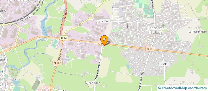 localisation de l'entreprise MAINE AUTOMOBILES à BONCHAMP-LES-LAVAL