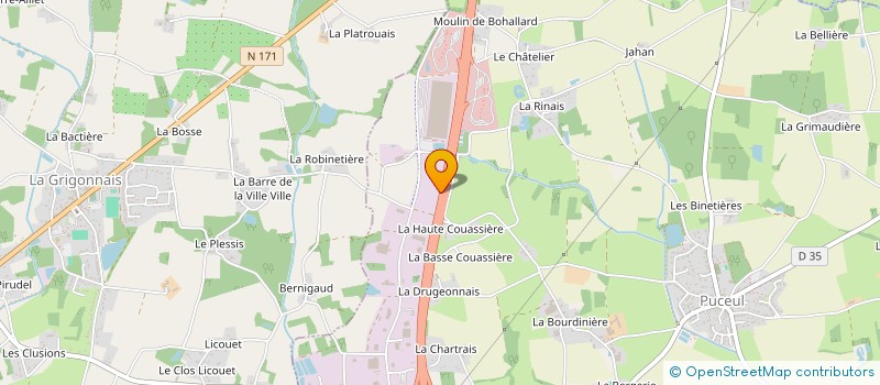 localisation de l'entreprise MAINE BACHES à NORT SUR ERDRE