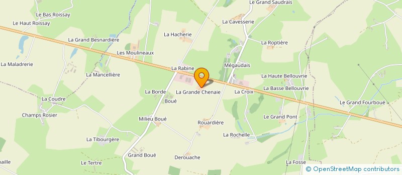 localisation de l'entreprise MAINE BRETAGNE ENROBES à SAINT-PIERRE-DES-LANDES