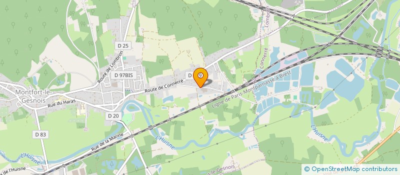 localisation de l'entreprise MAINE BROSSERIE FRANCE - MBF à MONTFORT-LE-GESNOIS