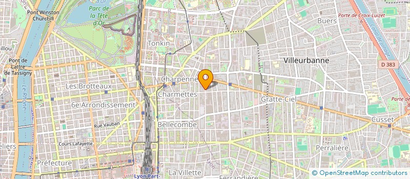 localisation de l'entreprise MAINE & CO à VILLEURBANNE