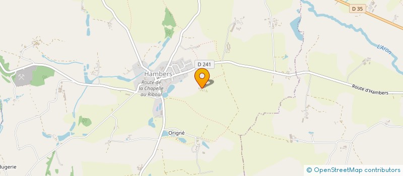 localisation de l'entreprise MAINE COMPETITION  HAMBERS