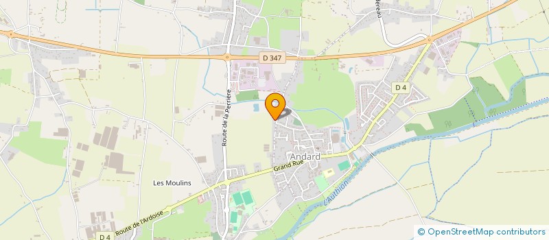 localisation de l'entreprise MAINE CONFORT ENERGIES  LOIRE-AUTHION