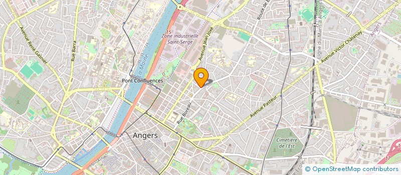 localisation de l'entreprise MAINE ET GLOIRE à ANGERS