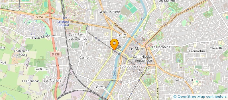 localisation de l'entreprise MAINE EVASION à LE MANS