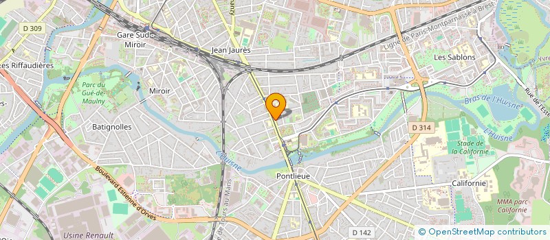 localisation de l'entreprise MAINE FINANCE à LE MANS