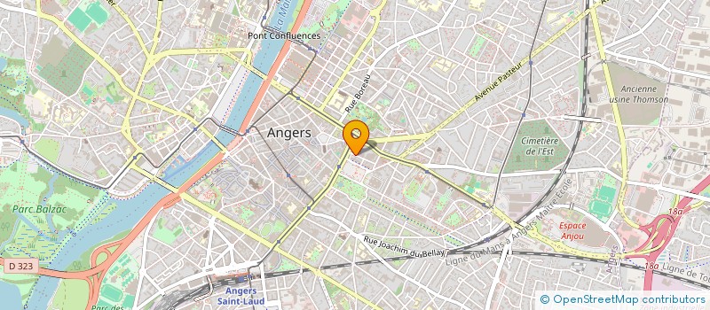 localisation de l'entreprise MAINE GAMBETTA à ANGERS