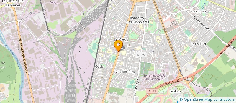 localisation de l'entreprise MAINE HABITAT à LE MANS
