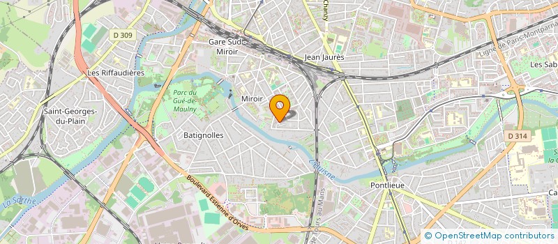 localisation de l'entreprise MAINE LIFTS SERVICES à LE MANS