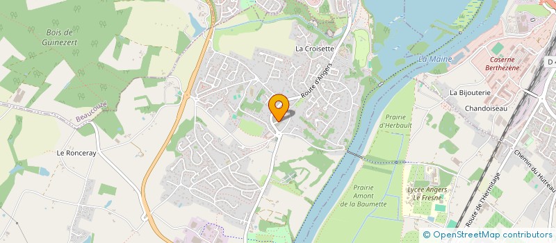 localisation de l'entreprise MAINE MAGNOLIAS  BOUCHEMAINE