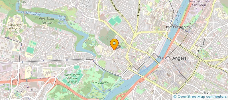 localisation de l'entreprise MAINE-MARNE à ANGERS