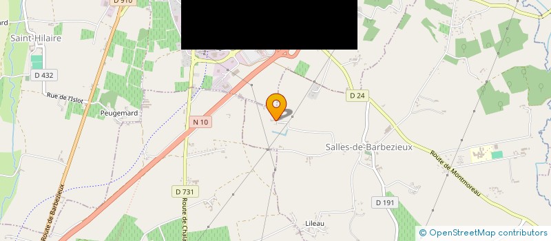 localisation de l'entreprise MAINE MARTIN à SALLES-DE-BARBEZIEUX