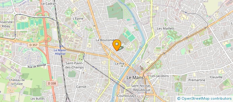 localisation de l'entreprise MAINE MEDIATIONS  LE MANS