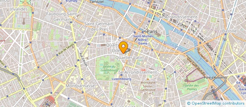 localisation de l'entreprise MAINE ODEON à PARIS