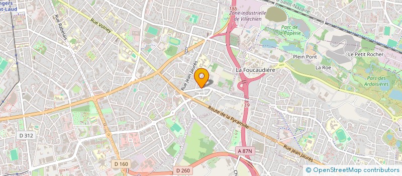 localisation de l'entreprise MAINE PROPRETE à ANGERS
