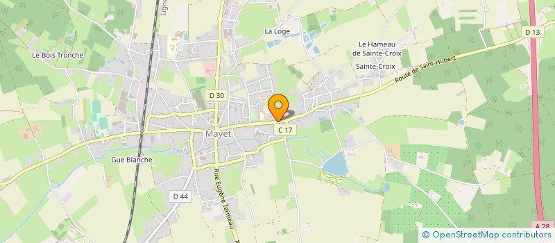 localisation de l'entreprise MAINE RENO CONCEPT à MAYET