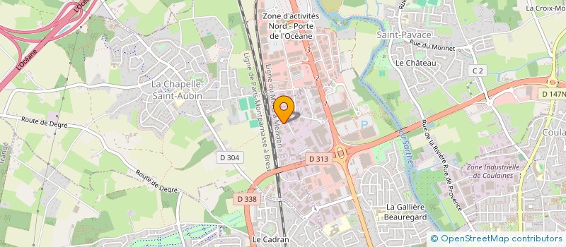 localisation de l'entreprise MAINE ROUTAGE à LE MANS