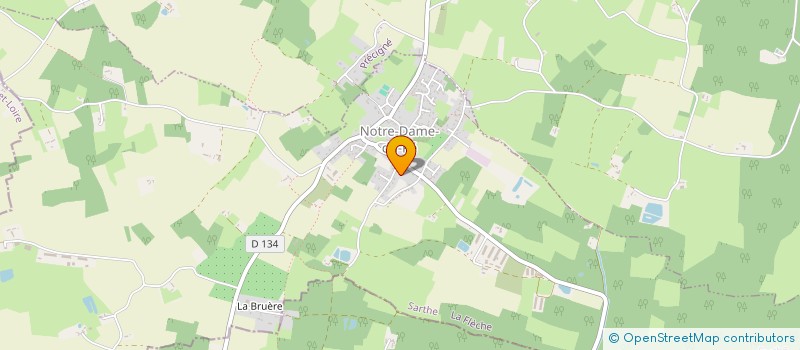 localisation de l'entreprise MAINE SECURITE INCENDIE à BRULON
