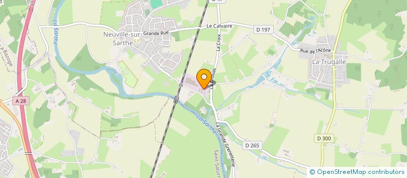 localisation de l'entreprise MAINE SERVICES EQUIPEMENTS  NEUVILLE-SUR-SARTHE