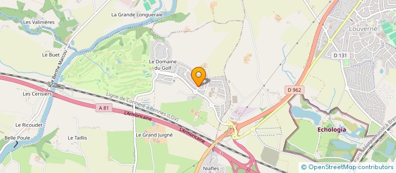 localisation de l'entreprise MAINE TRANSPORTS à CHANGE