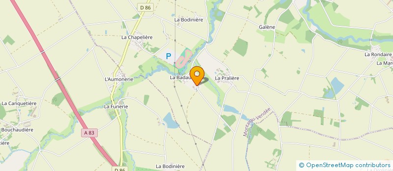 localisation de l'entreprise MAINES'ELEC à MONTAIGU-VENDEE