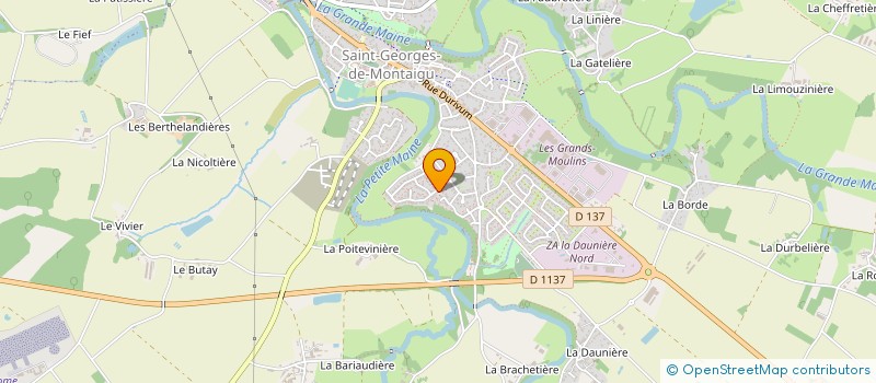 localisation de l'entreprise MAINES IN ROCK à MONTAIGU-VENDEE