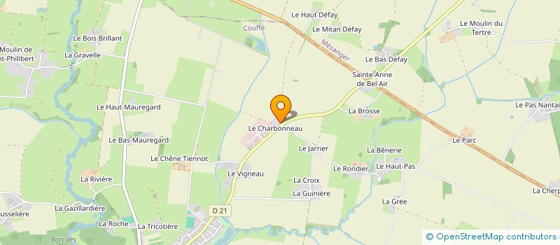 localisation de l'entreprise MAINFRAIS DAVID à COUFFE