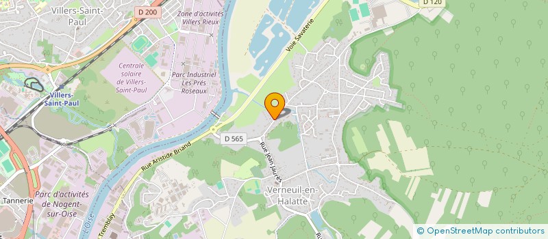 localisation de l'entreprise MAINGER  VERNEUIL-EN-HALATTE