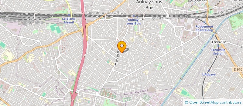 localisation de l'entreprise MAINGOIS ET ASSOCIES à AULNAY-SOUS-BOIS
