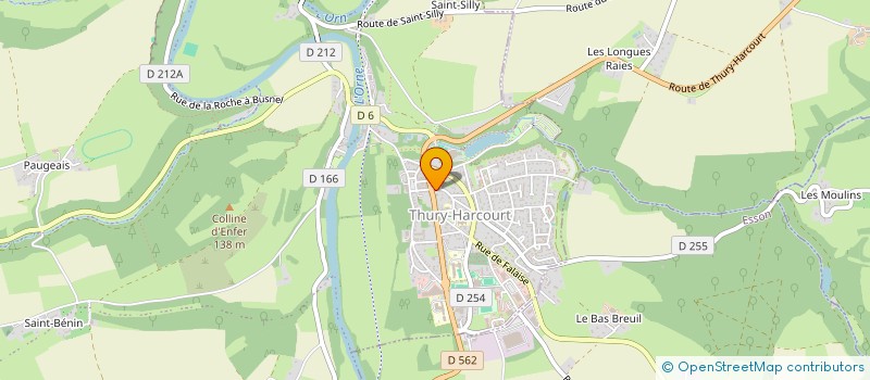 localisation de l'entreprise MAINGRE MICHEL  THURY-HARCOURT-LE-HOM