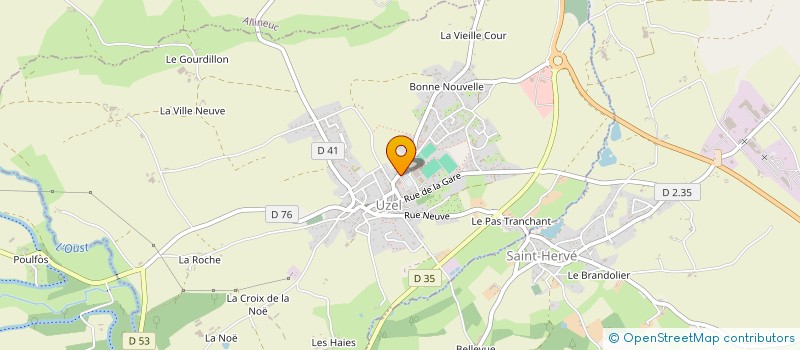 localisation de l'entreprise MAINGUY  UZEL