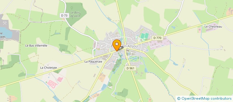 localisation de l'entreprise MAINGUY E.K.  ERDRE-EN-ANJOU