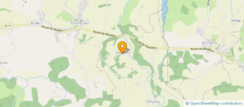 localisation de l'entreprise MAINHAGUIET à LARCEVEAU-ARROS-CIBITS