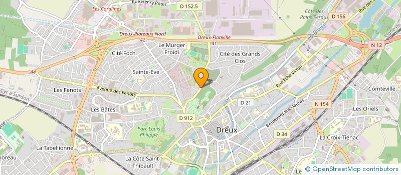 localisation de l'entreprise MAINI à DREUX