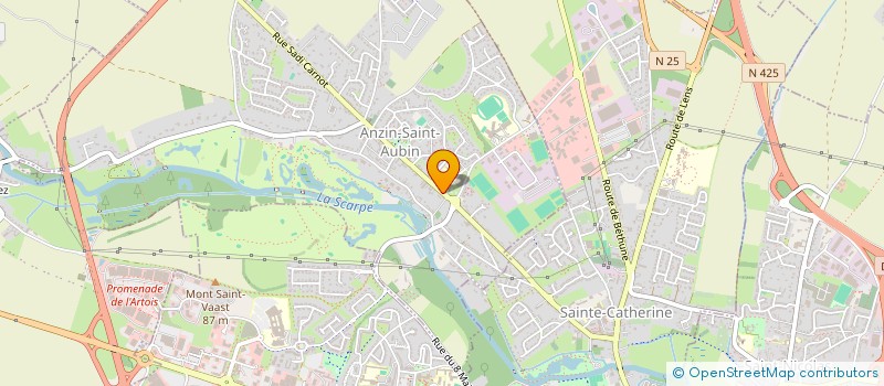 localisation de l'entreprise MAINJUVIE  ANZIN-SAINT-AUBIN