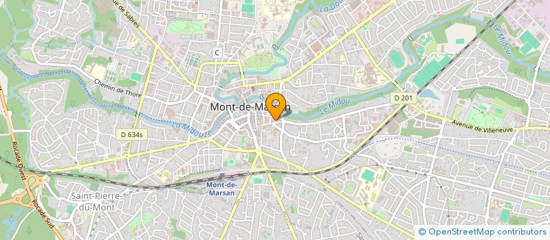 localisation de l'entreprise MAINNEMARD/ELOSEGUY  MONT-DE-MARSAN