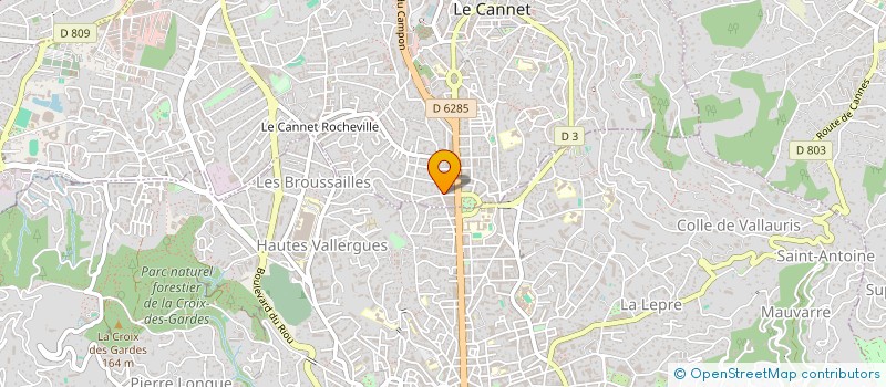 localisation de l'entreprise MAINNETTE à LE CANNET