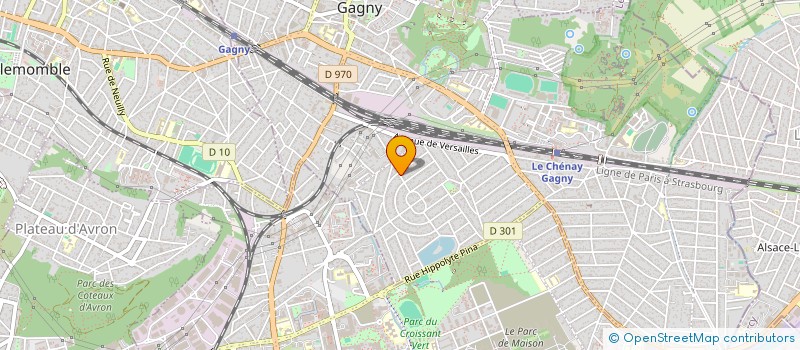 localisation de l'entreprise MAINS AGILES à GAGNY